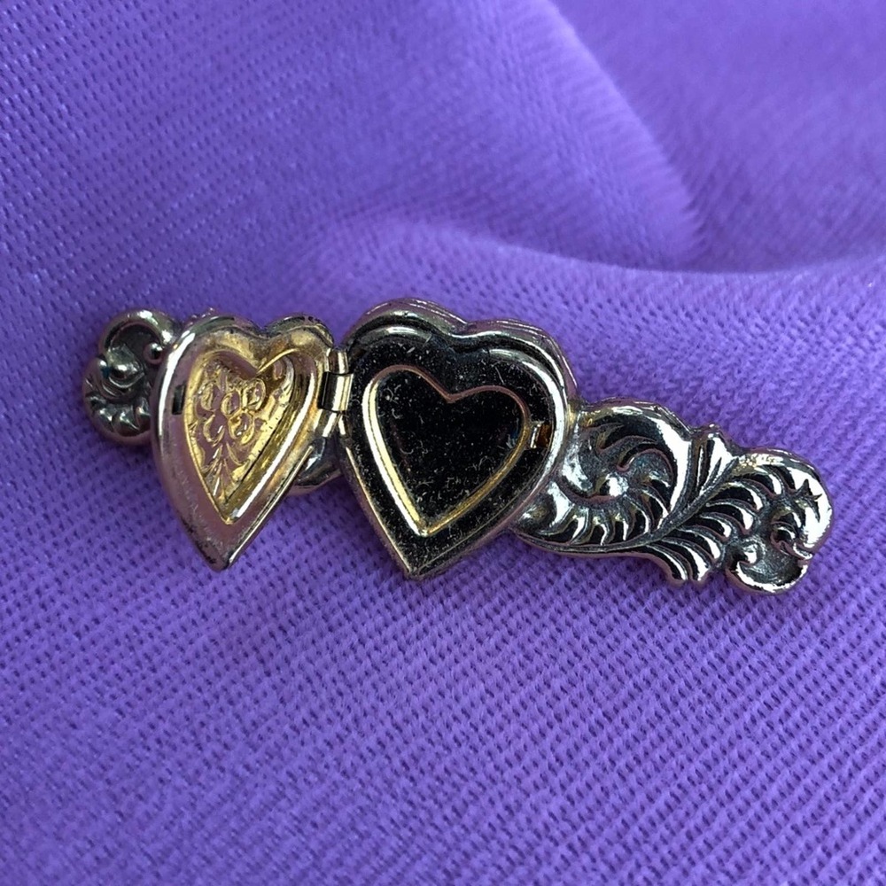 Heart Locket Brooch